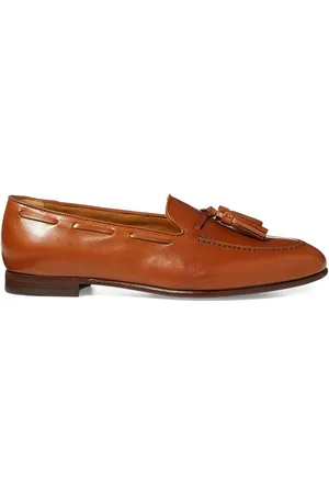 Ralph Lauren Quillis almond-toe leather loafers