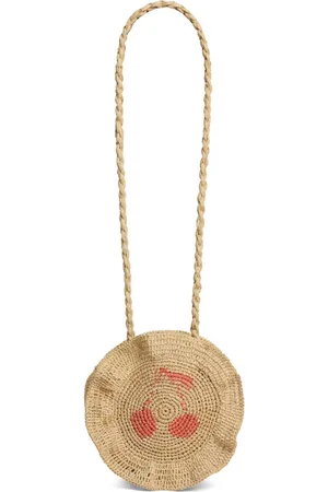 BONPOINT Fina raffia shoulder bag