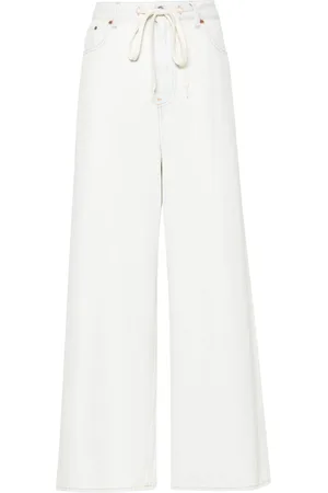 Maison Margiela Drawstring-waist wide-leg jeans