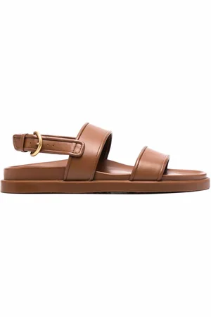 Gianvito Rossi Double-strap leather sandals