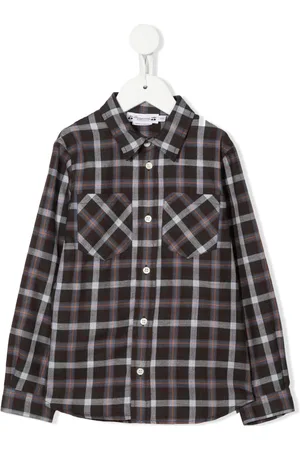 BONPOINT Check-pattern long-sleeve shirt