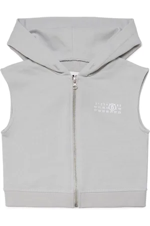 Maison Margiela Zip-up hooded sweatshirt