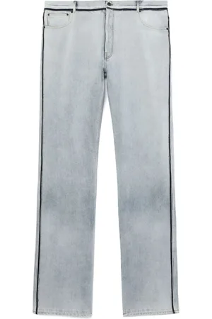 Maison Margiela Contrasting-border straight-leg trousers