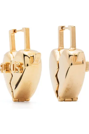 GCDS Heart Breaker charm earrings