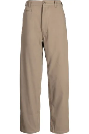 Izzue Logo-appliqué straight-leg trousers
