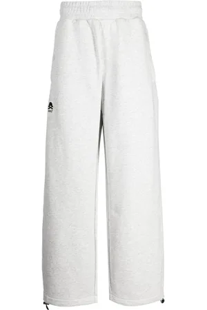 Izzue Logo-appliqué wide-leg trousers