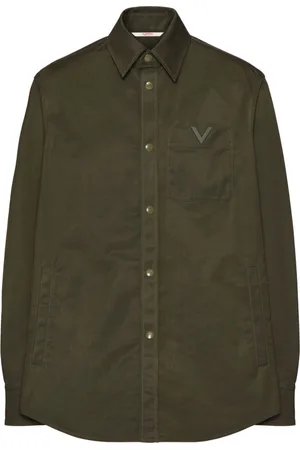 VALENTINO GARAVANI V-detail shirt jacket