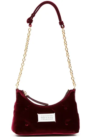 Maison Margiela Micro Glam Slam velvet shoulder bag