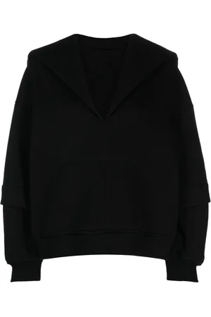 Ioana Ciolacu Sailor-collar V-neck top