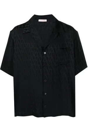 VALENTINO GARAVANI VLogo-jacquard silk shirt