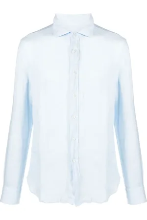 120% Lino Long-sleeve linen shirt