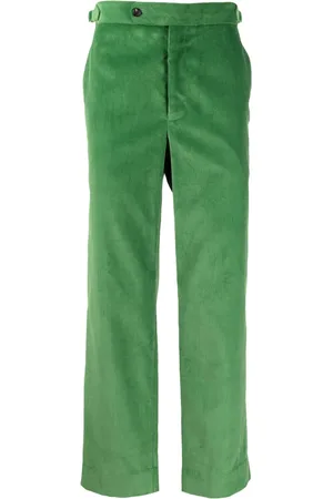 BODE Straight-leg cotton corduroy trousers