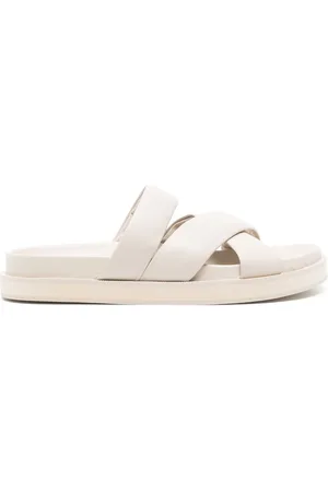 SENSO Nico crossover-strap leather slippers