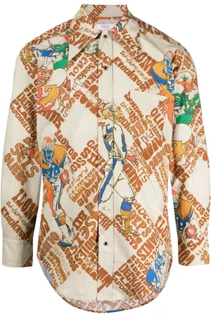 ERL Graphic-print cotton shirt