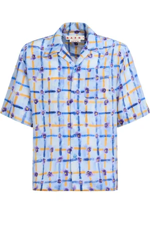 Marni Graphic-print silk shirt