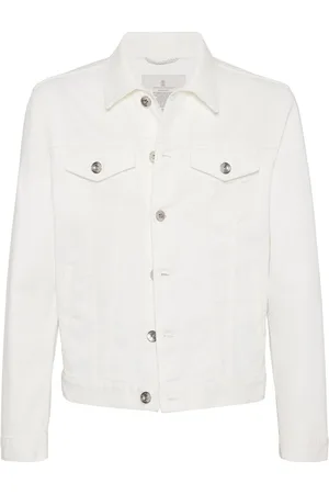 Brunello Cucinelli Slim-fit denim jacket