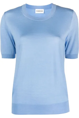 P.A.R.O.S.H. Fine-knit short-sleeve jumper