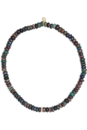 Sydney Evan 14kt yellow- opal and diamond beaded bracelet