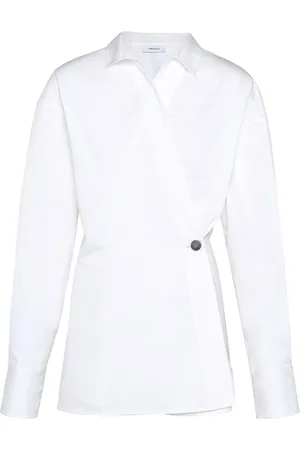 Salvatore Ferragamo Asymmetric cotton shirt