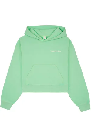 Sporty & Rich NY Tennis Club cropped hoodie