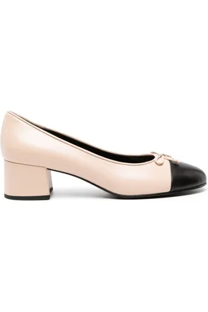 Tory Burch Cap-Toe 45mm leather pumps