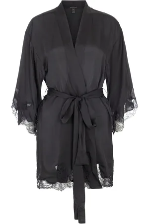 Kiki de Montparnasse Belted silk robe