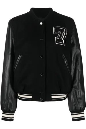 Karl Lagerfeld Logo-patch varsity jacket