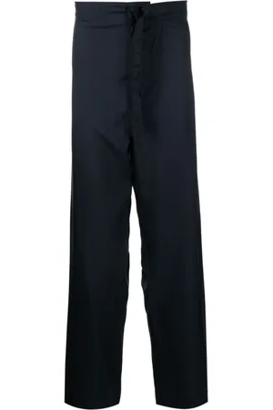 Maison Margiela Tapered-leg silk trousers