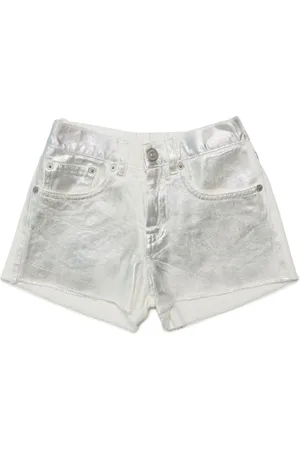 Maison Margiela Coated-finish cotton shorts