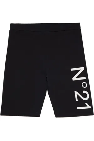 Nº21 Logo-print cycling shorts