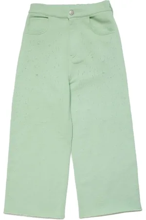 Maison Margiela Distressed straight-leg trousers