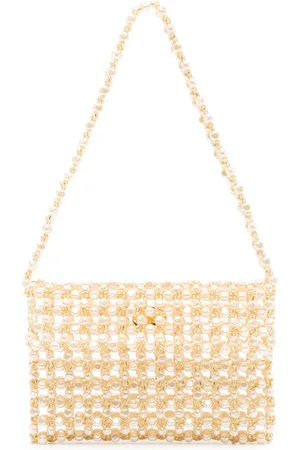 VANINA Sable Nacré pearl tote bag
