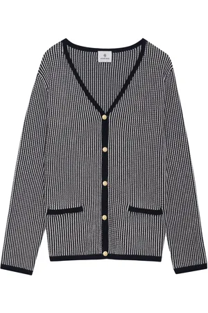 ANINE BING Dave stripe-pattern cardigan