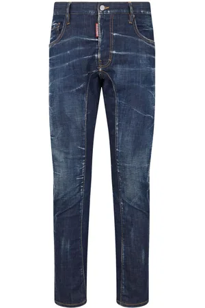 Dsquared2 Logo-appliqué straight-leg jeans