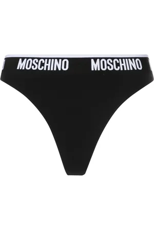 Moschino Logo-waistband stretch-cotton briefs