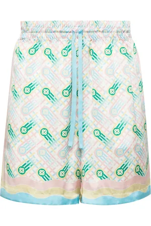 Casablanca Ping Pong silk shorts