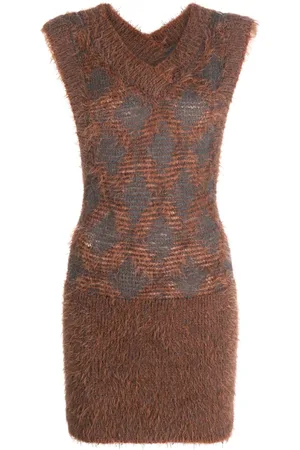 KNWLS Pogona knitted minidress