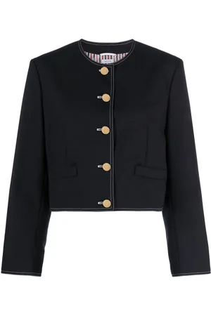 Thom Browne RWB-detail wool cropped jacket
