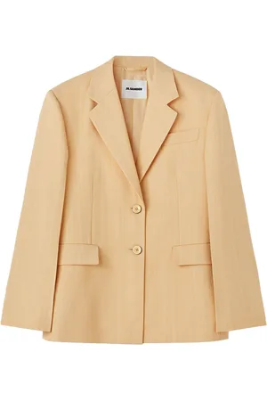 Jil Sander Single-breasted crepe blazer