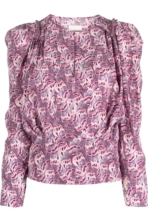 Isabel Marant Zarga graphic-print blouse
