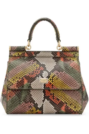Dolce & Gabbana Sicily leather tote bag