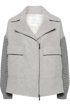 ELEVENTY Contrast-sleeve jacket