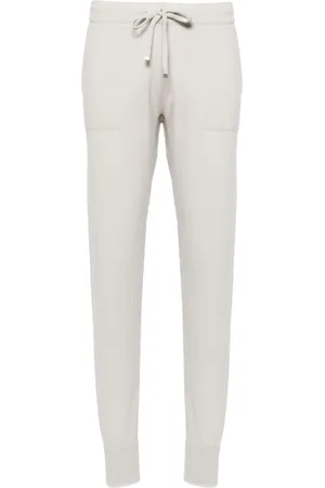 ELEVENTY Drawstring-fastening knitted trousers
