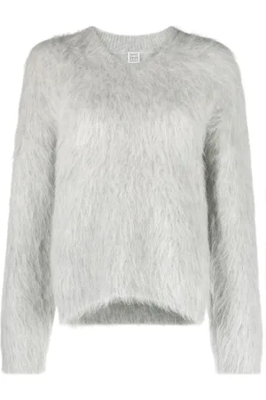 Totême Brushed V-neck jumper