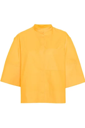 Jil Sander Stand-collar cotton shirt