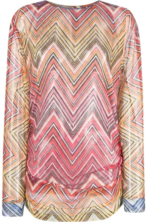 Missoni Zigzag-print cut-out minidress