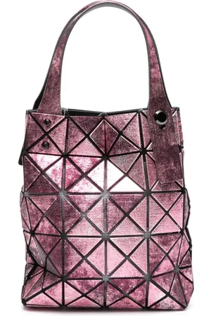 Issey Miyake Platinum Nebula metallic tote bag