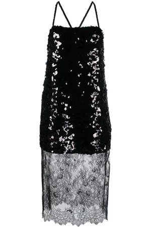 Sonia by Sonia Rykiel Sequinned midi slip dress