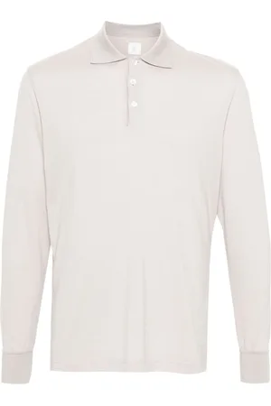 ELEVENTY Long-sleeve jersey polo shirt