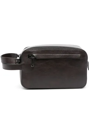 MULBERRY Double-zip leather wash bag